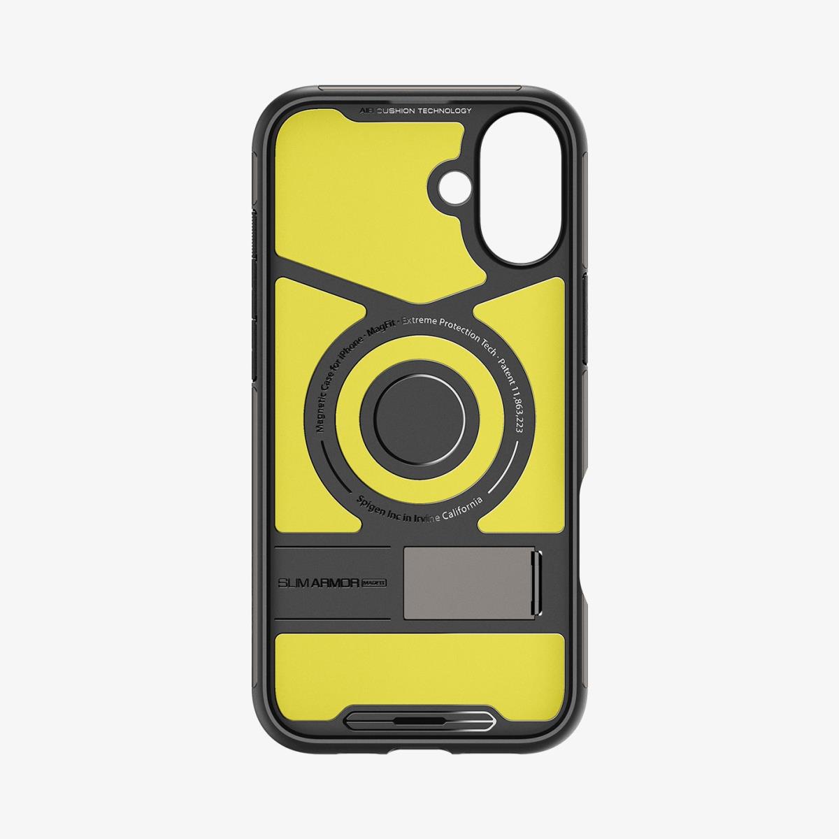 iPhone 16 Case Slim Armor MagFit Gunmetal