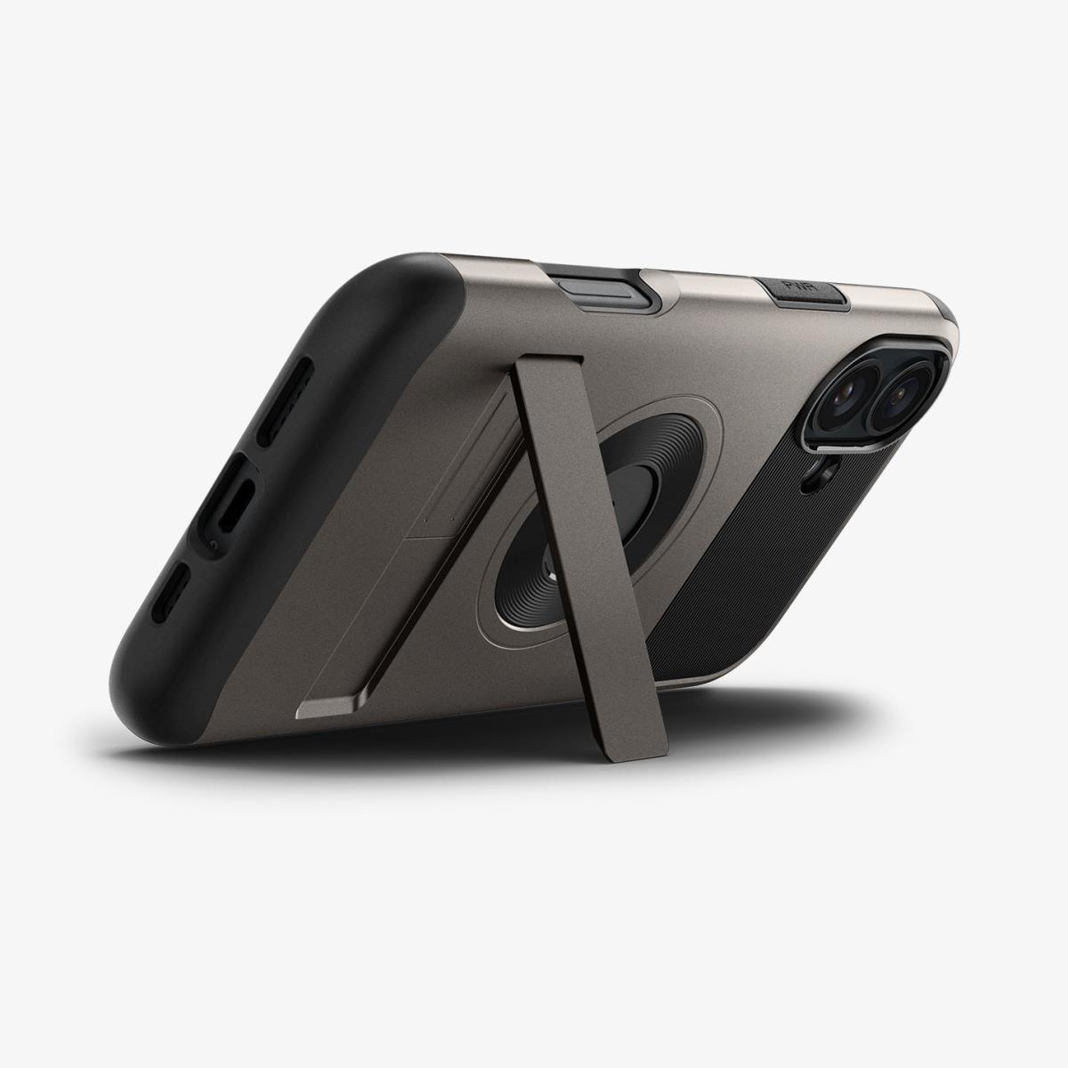 iPhone 16 Case Slim Armor MagFit Gunmetal