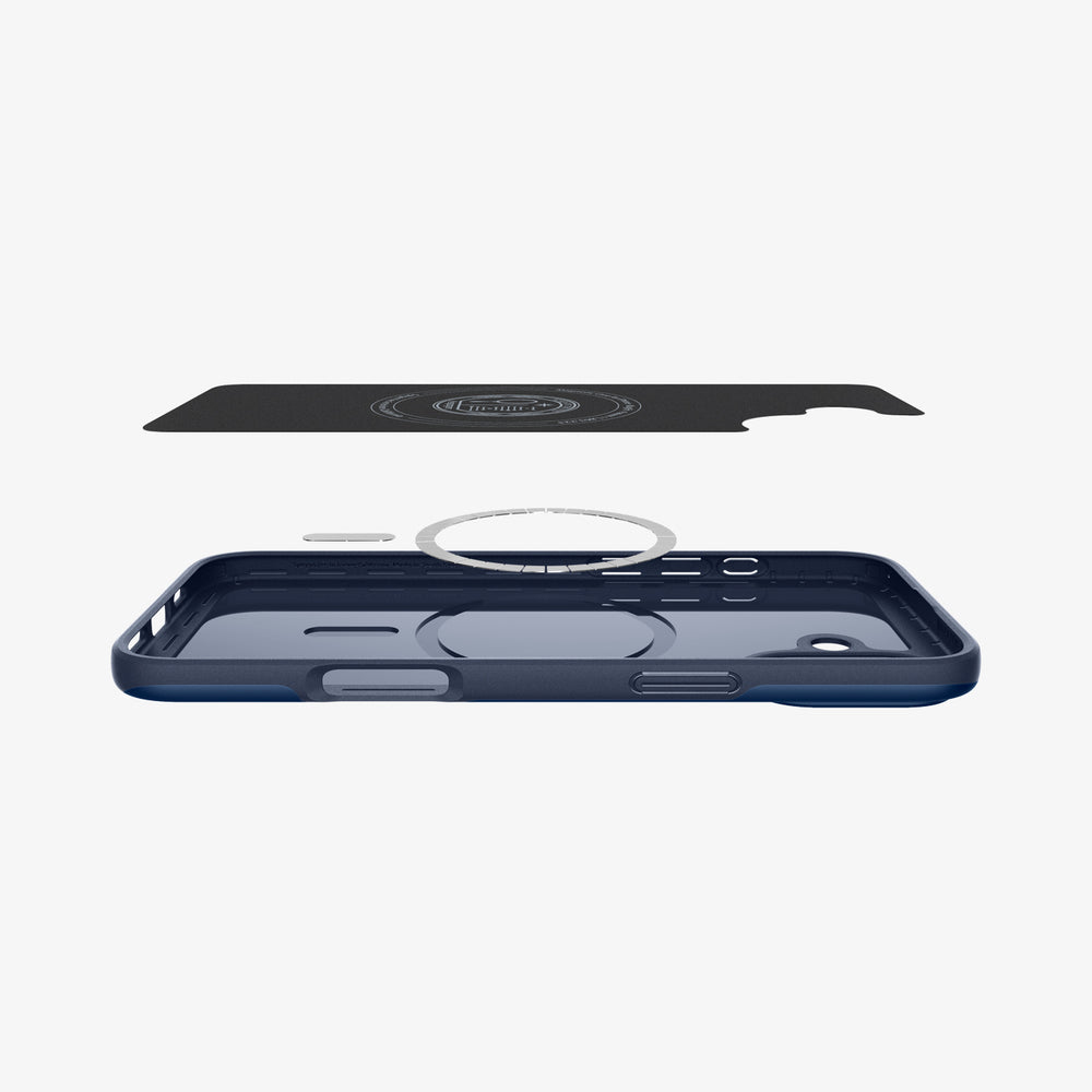 iPhone 16 Case Thin Fit MagFit Navy Blue