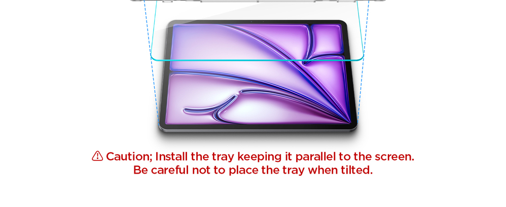 Screen Protector For iPad Air 13in Glas.tr Ez Fit