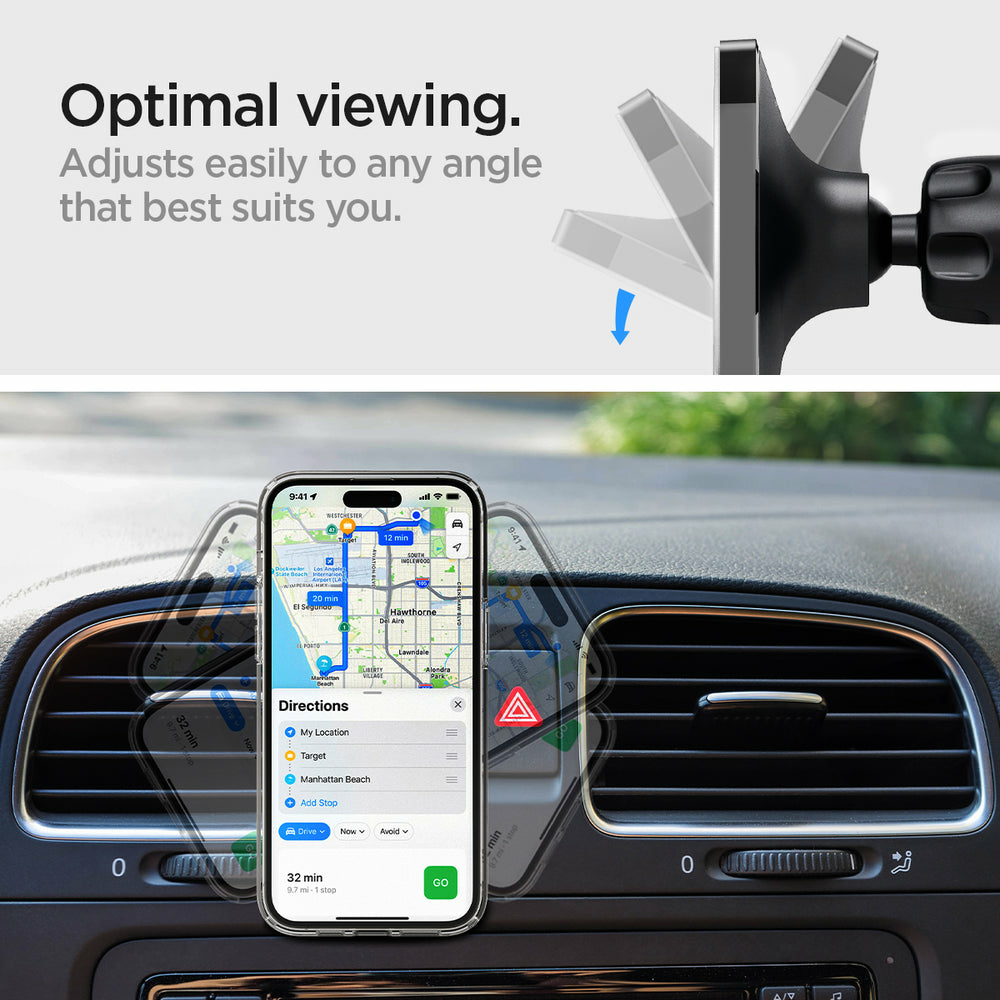 OneTap Pro 3 Wireless Car Charger Black ITM12W