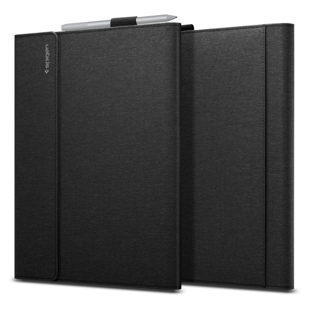 Surface Pro 10/9/8 Stand Folio Case With Pen Holder - Black