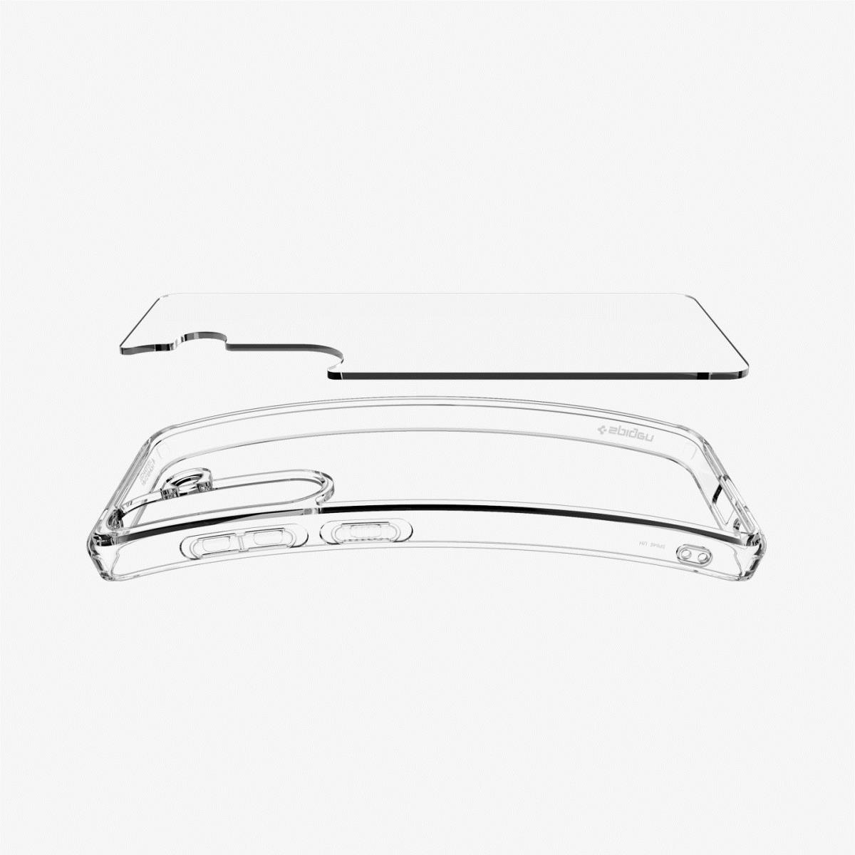 Galaxy S25 Ultra Hybrid Case Crystal Clear