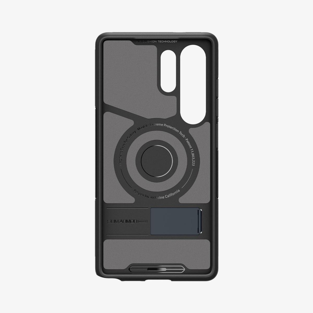 Galaxy S25 Ultra Slim Case Armor MagFit Metal Slate