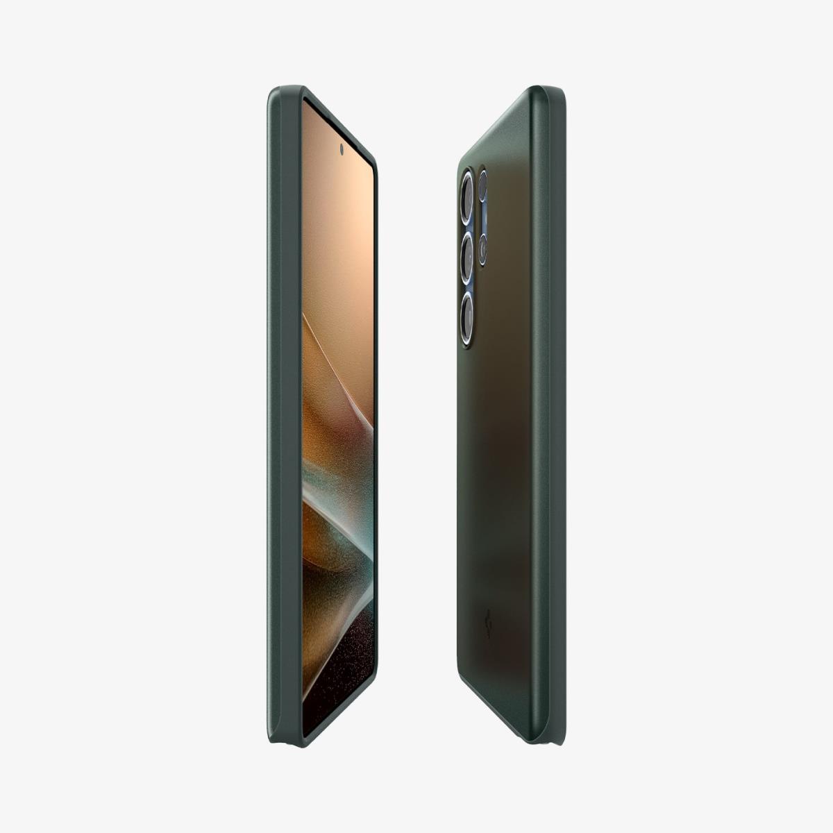 Galaxy S25 Ultra Thin Case Fit MagFit Abyss Green