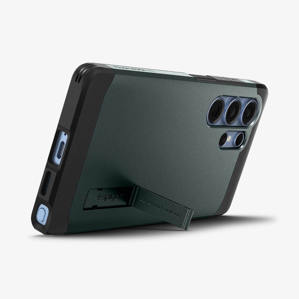 Galaxy S25 Ultra Tough Armor MagFit Case Abyss Green