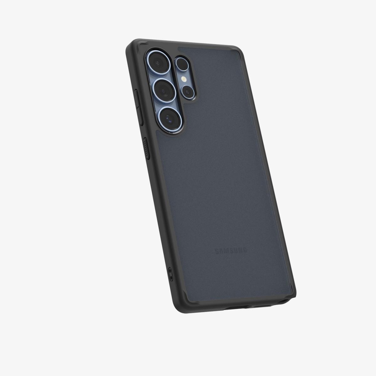 Galaxy S25 Ultra Ultra Hybrid Case Frost Black