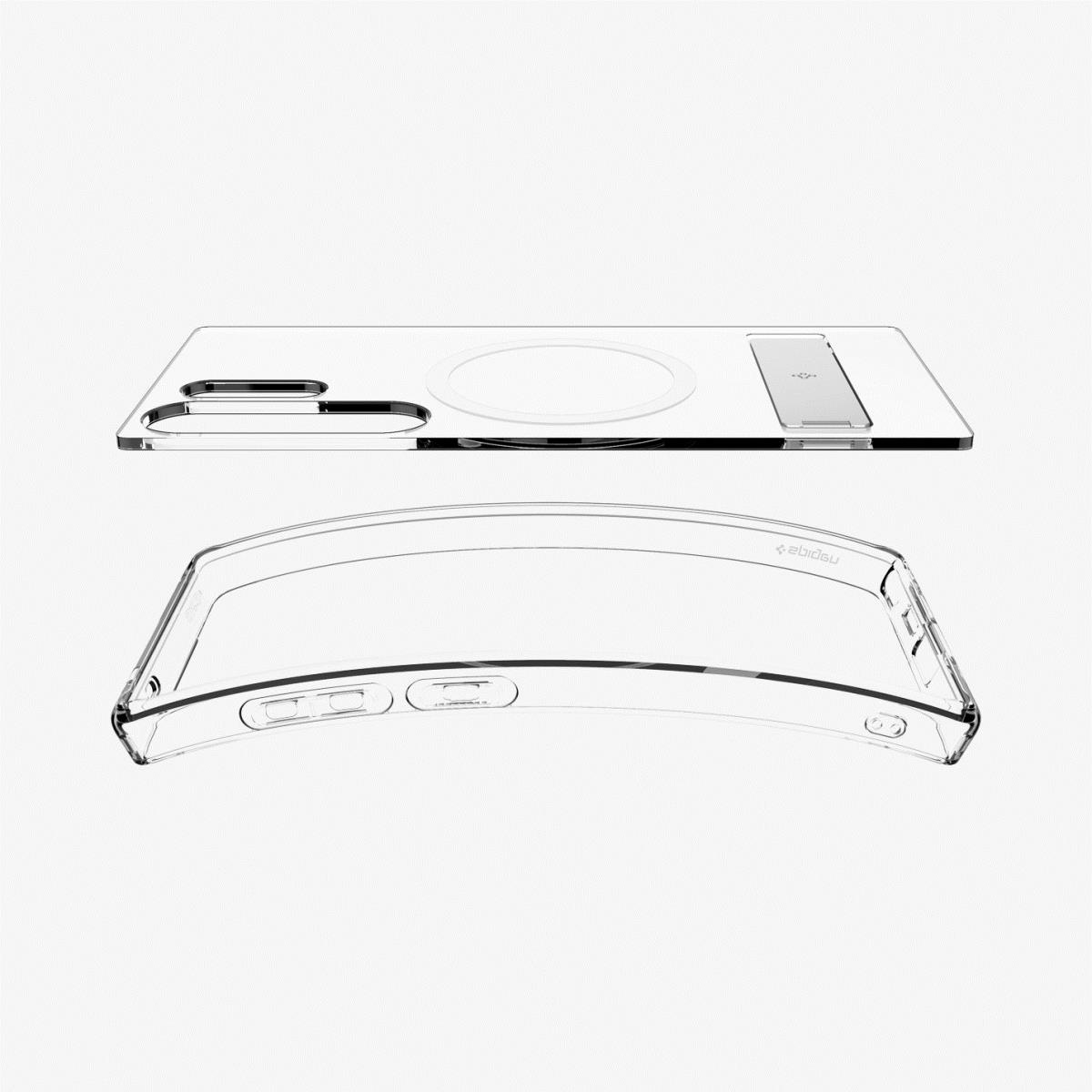 Galaxy S25 Ultra Case Ultra Hybrid S MagFit Clear White