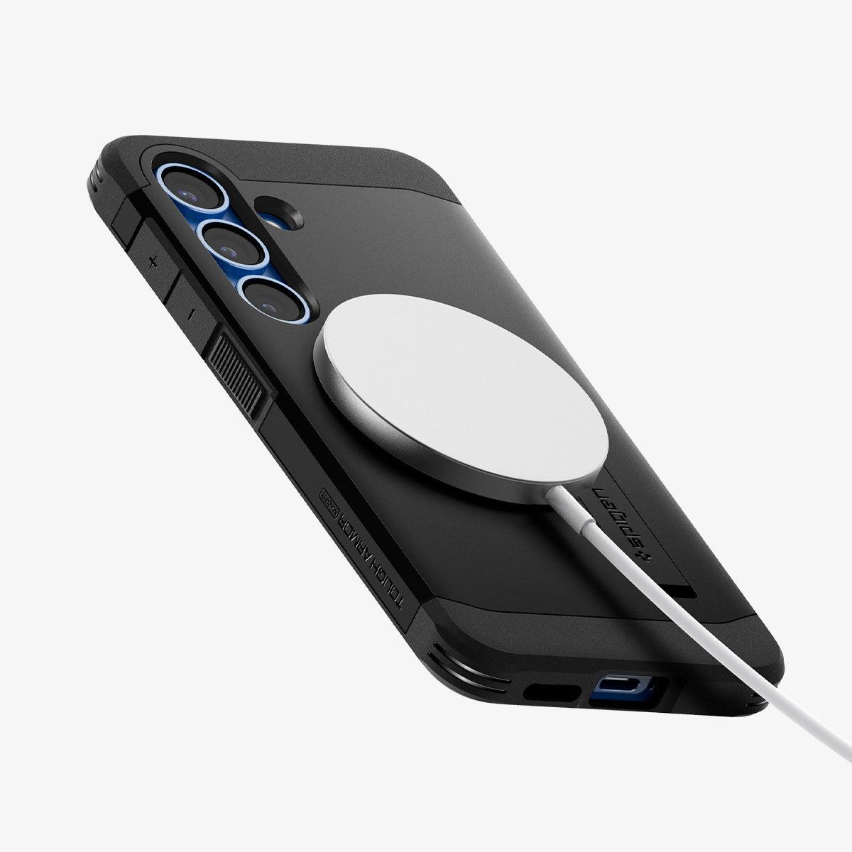 Galaxy S25 Case Tough Armor MagFit Black