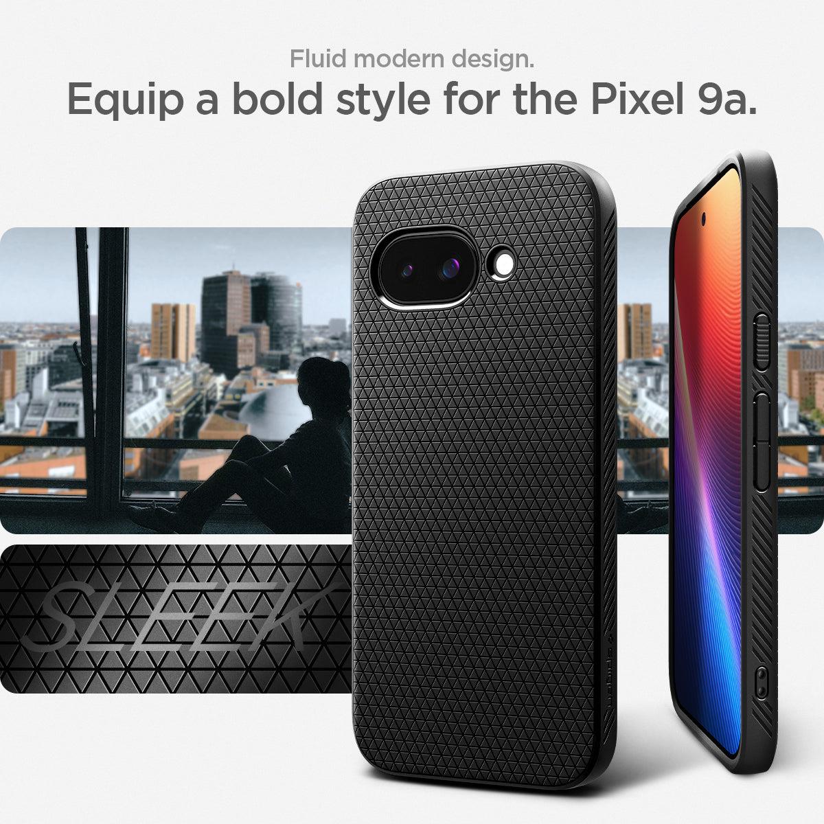 Google Pixel 9a Case Liquid Air Matte Black