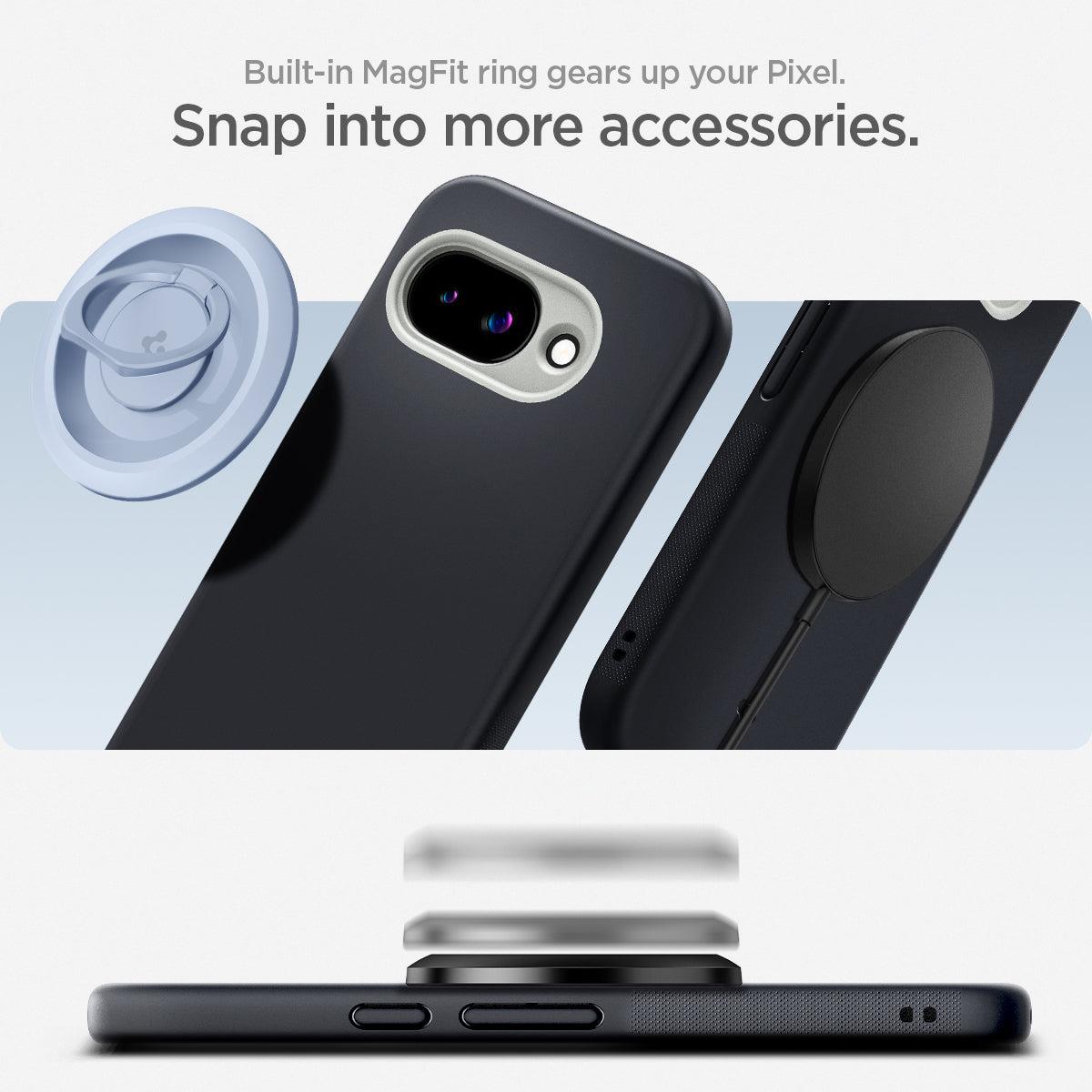 Google Pixel 9a Case Nano Pop MagFit Black Sesame