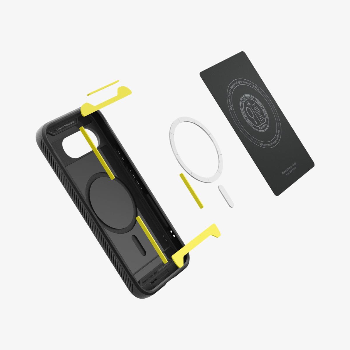 Google Pixel 9a Case Rugged Armor MagFit Matte Black