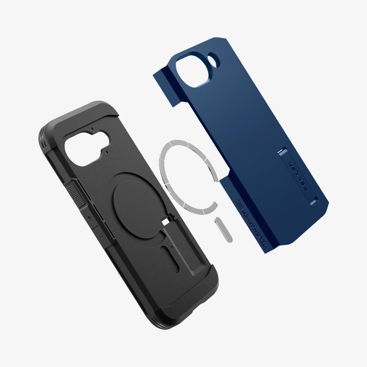Google Pixel 9a Case Tough Armor MagFit Navy Blue