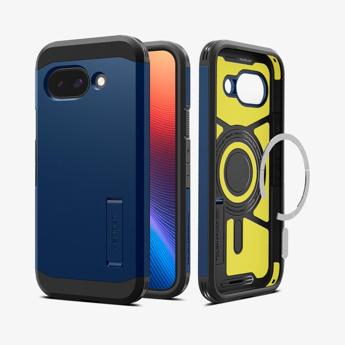 Google Pixel 9a Case Tough Armor MagFit Navy Blue