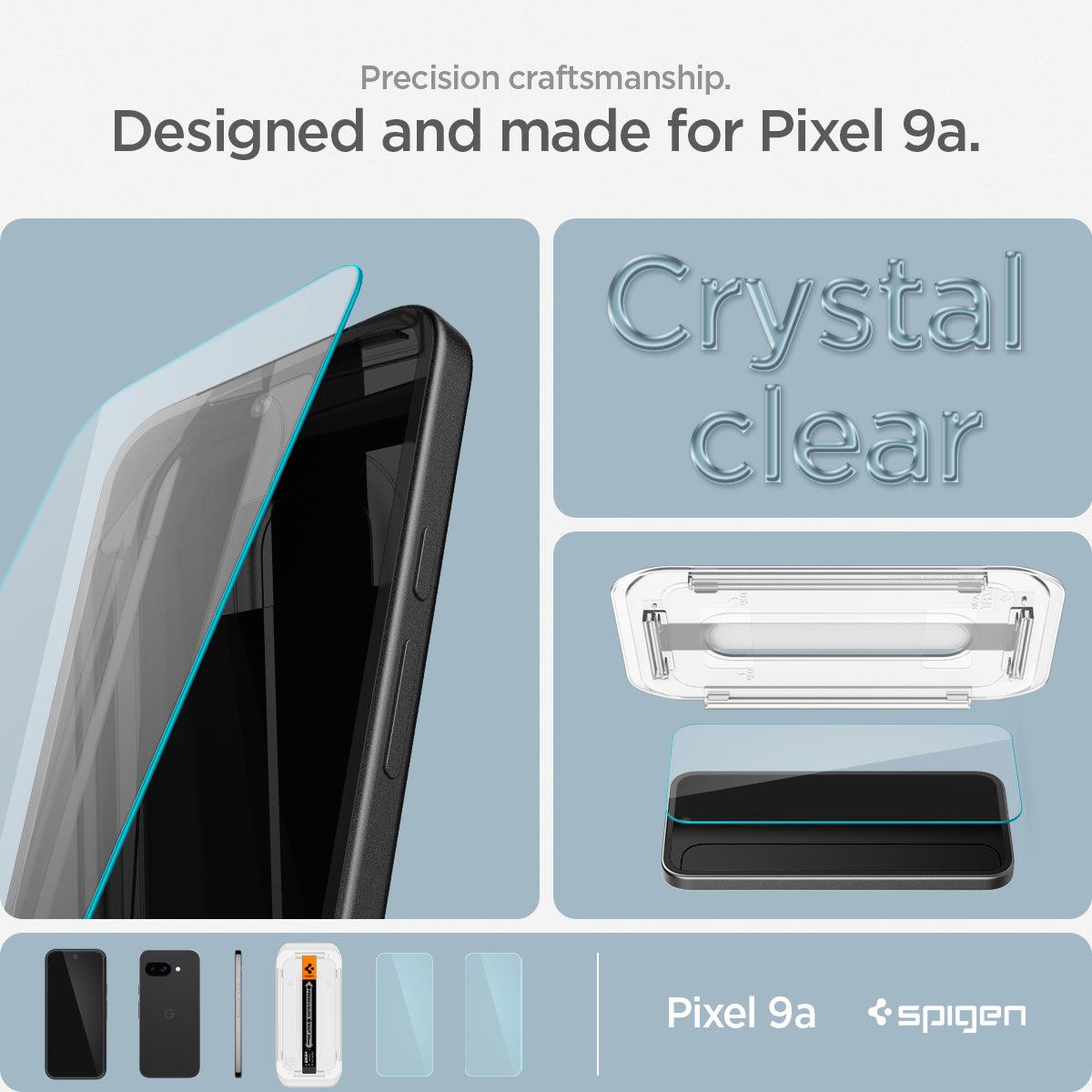 Screen Protector for Google Pixel 9a Glas.tR EZ Fit (2P)