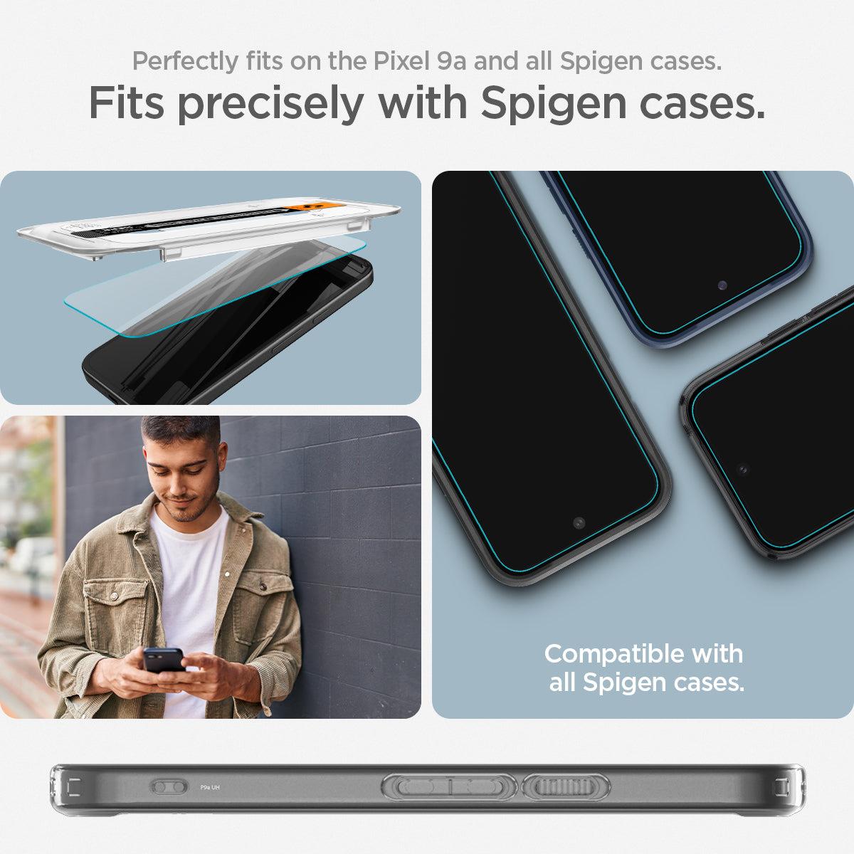 Screen Protector for Google Pixel 9a Glas.tR EZ Fit (2P)
