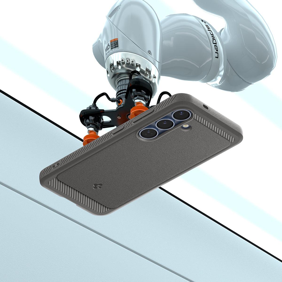 Galaxy S25+Case Rugged Armor MagFit Marble Gray