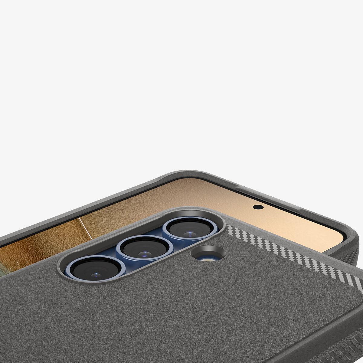Galaxy S25+Case Rugged Armor MagFit Marble Gray