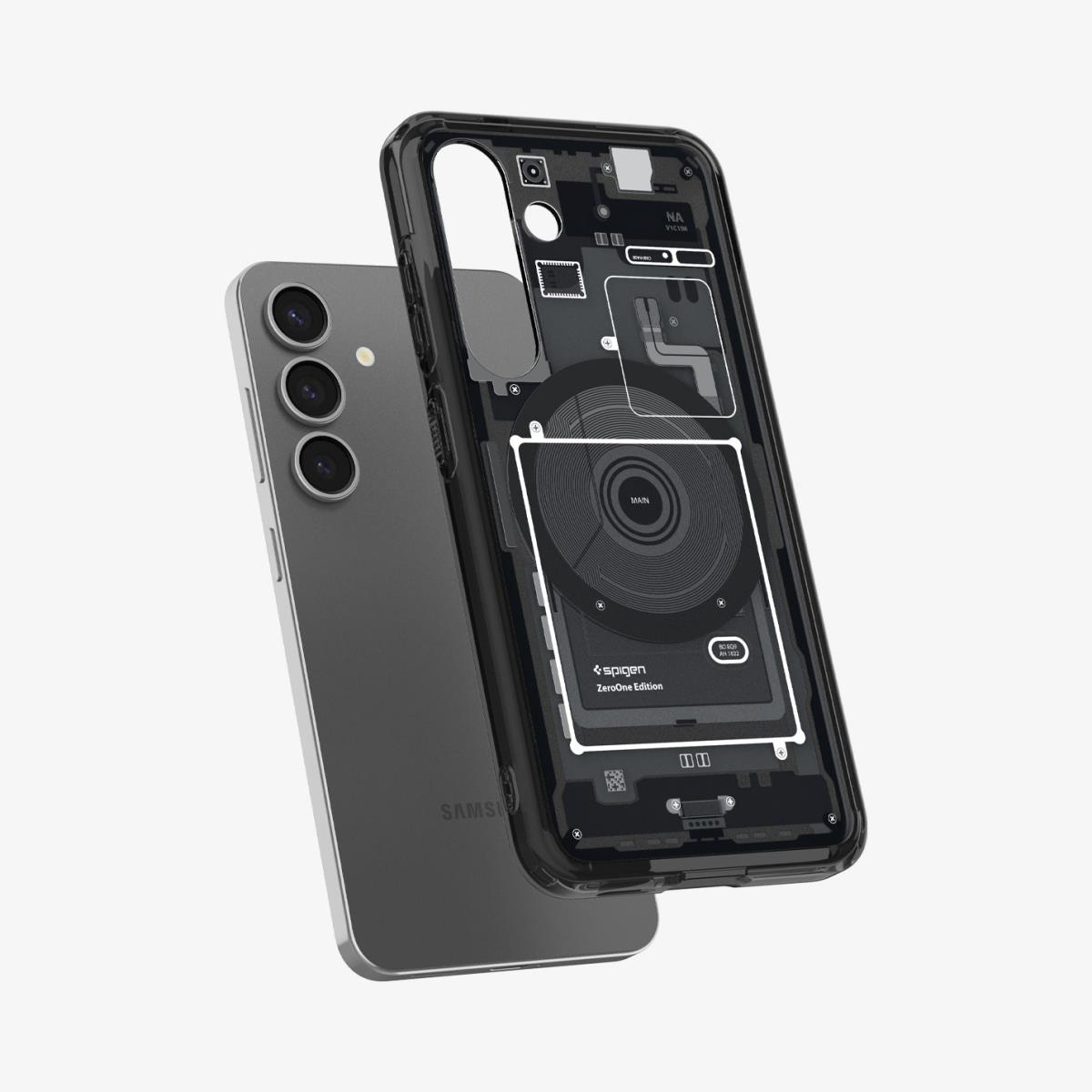 Galaxy S25+Case Ultra Hybrid MagFit Zero One Black