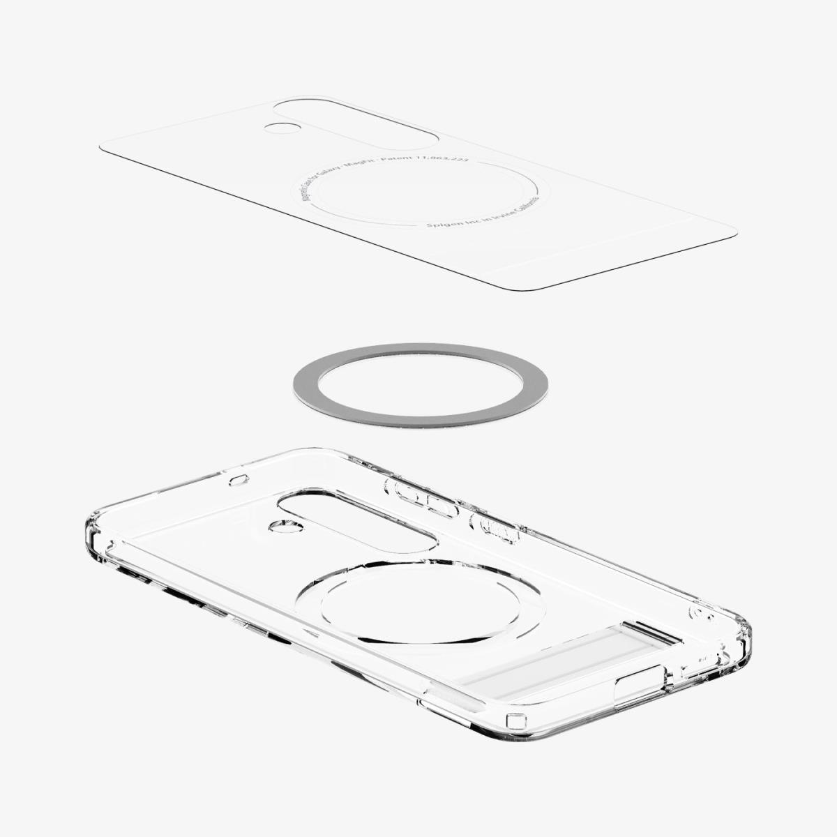 Galaxy S25+Case Ultra Hybrid S MagFit Clear White