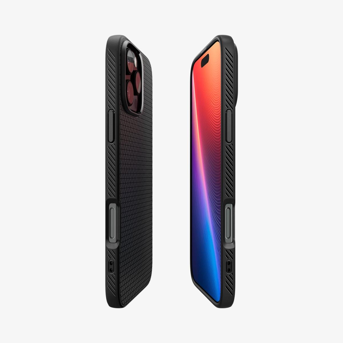 iPhone 16 Pro Case Liquid Air Matte Black