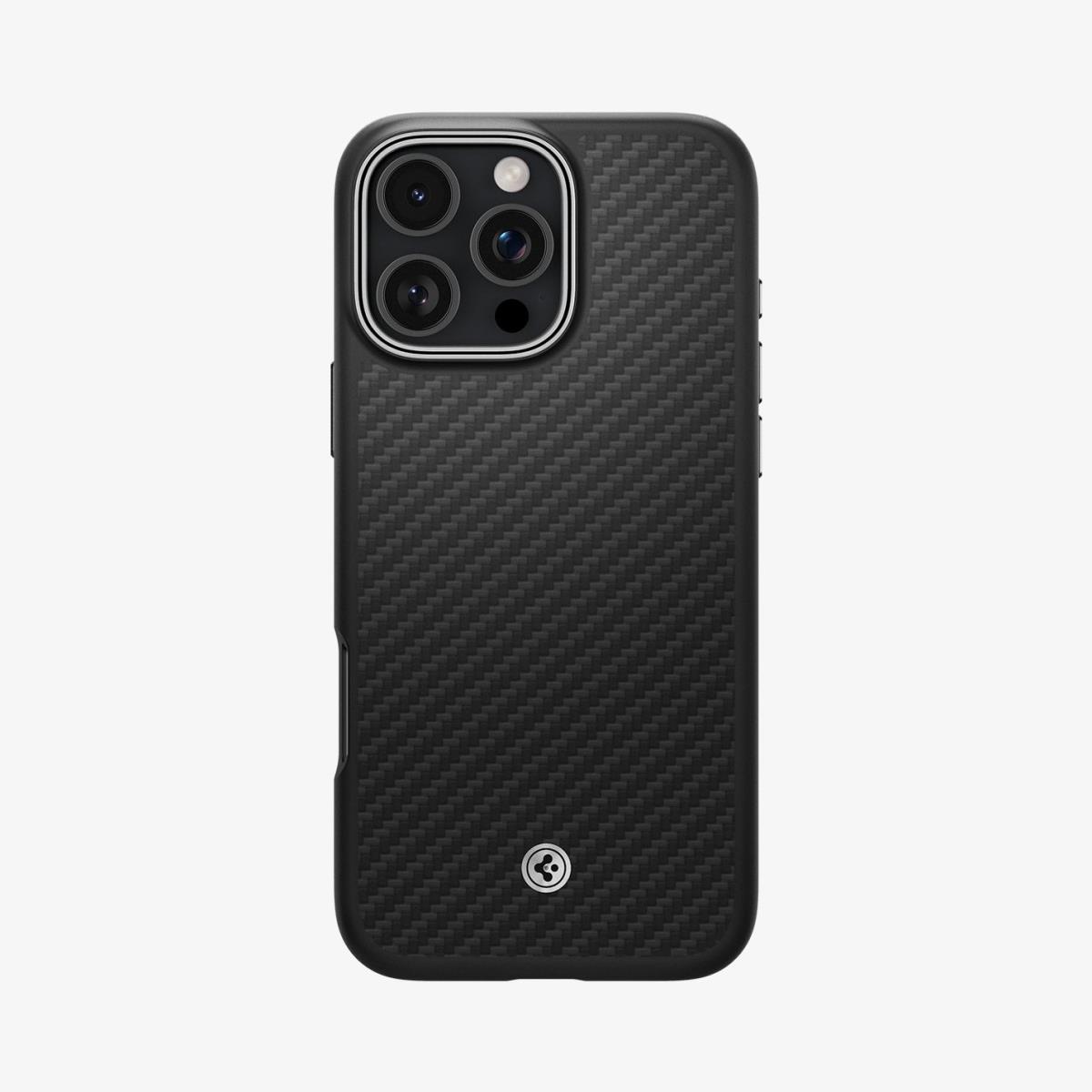 iPhone 16 Pro Max Case Enzo Aramid Black Silver
