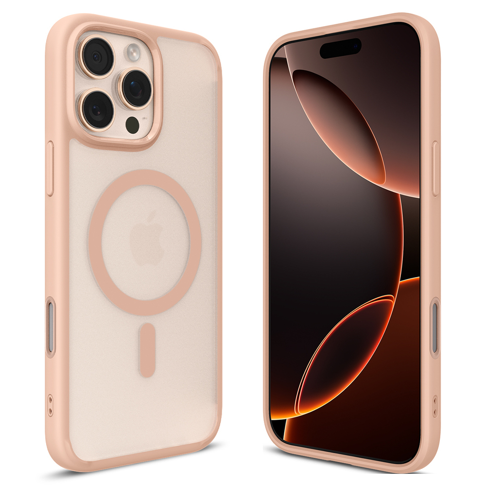 iPhone 16 Pro Max Case Ultra Hybrid T MagFit Frost Rose Titanium