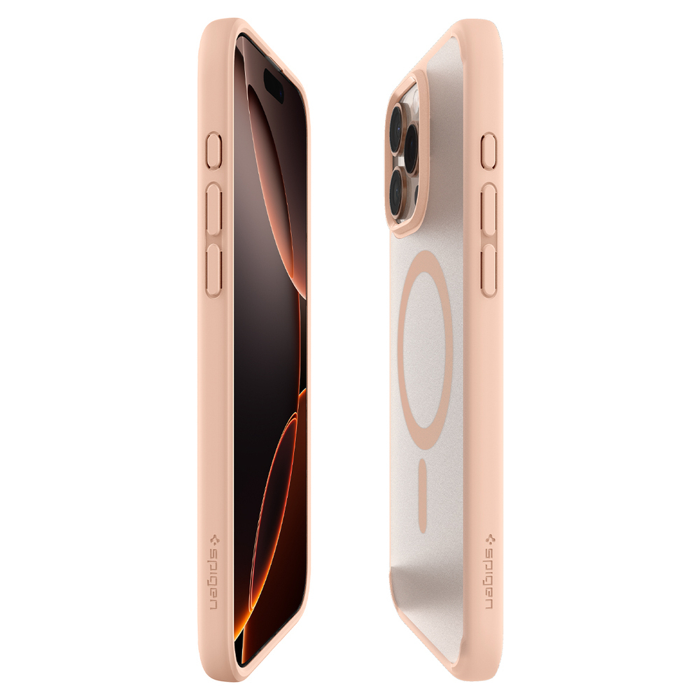 iPhone 16 Pro Max Case Ultra Hybrid T MagFit Frost Rose Titanium