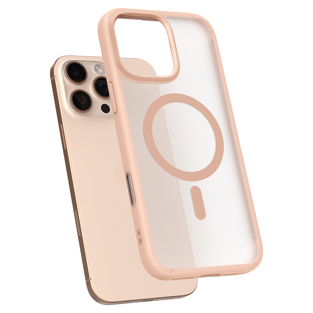 iPhone 16 Pro Max Case Ultra Hybrid T MagFit Frost Rose Titanium