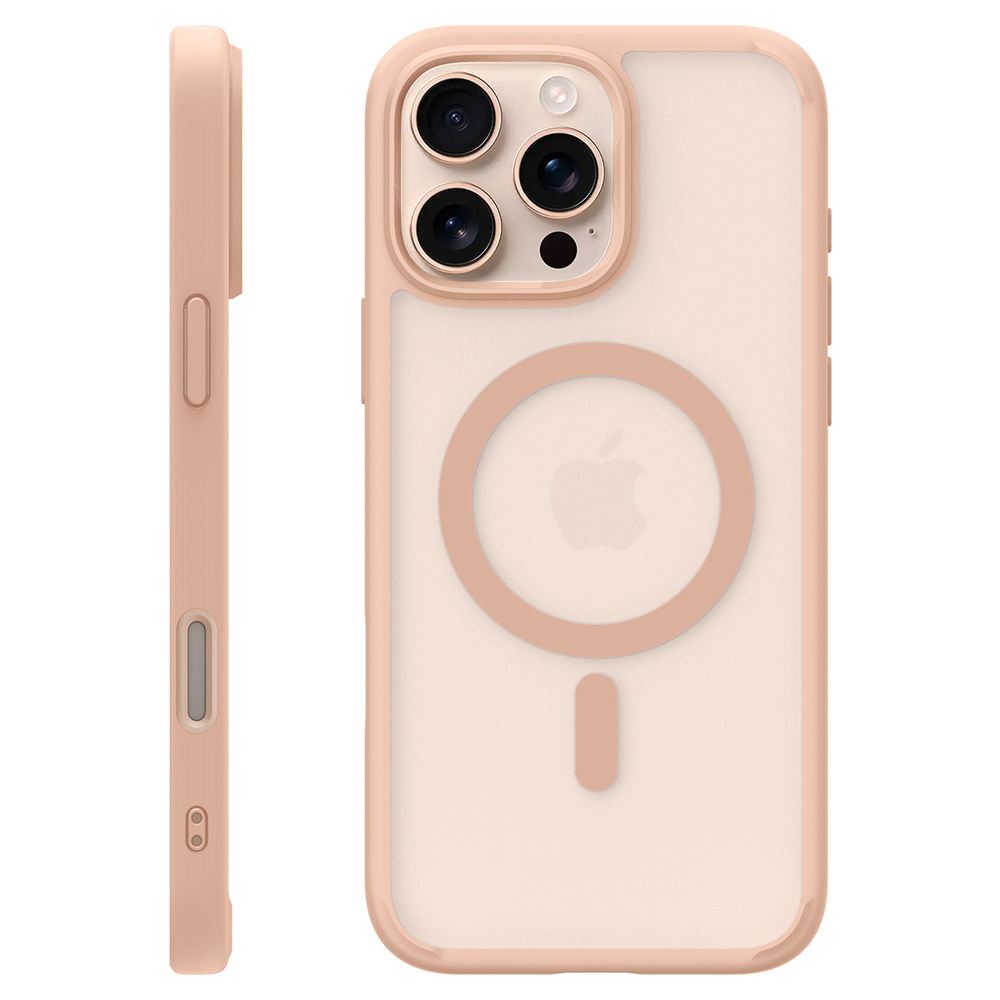 iPhone 16 Pro Max Case Ultra Hybrid T MagFit Frost Rose Titanium