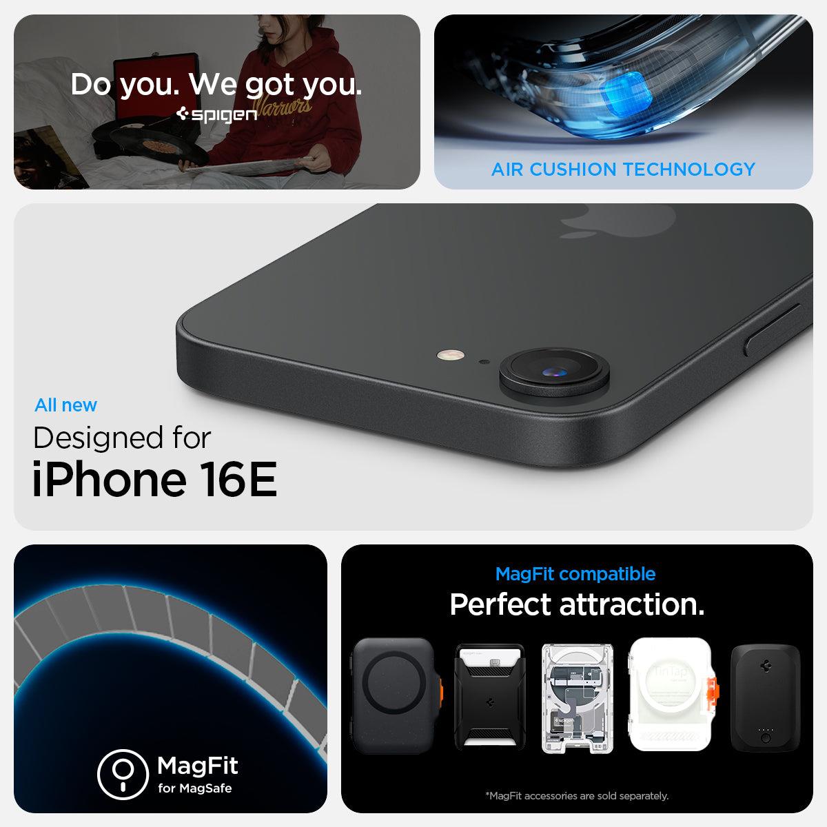 Spigen iPhone 16e Ultra Hybrid Case MagFit Classic Black