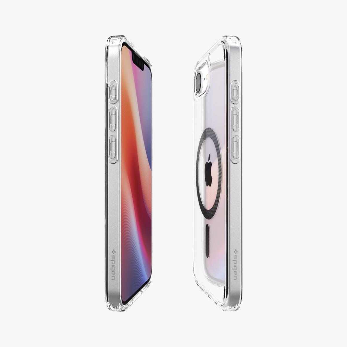 iPhone 16e Ultra Hybrid Case MagFit Clear Carbon Fiber