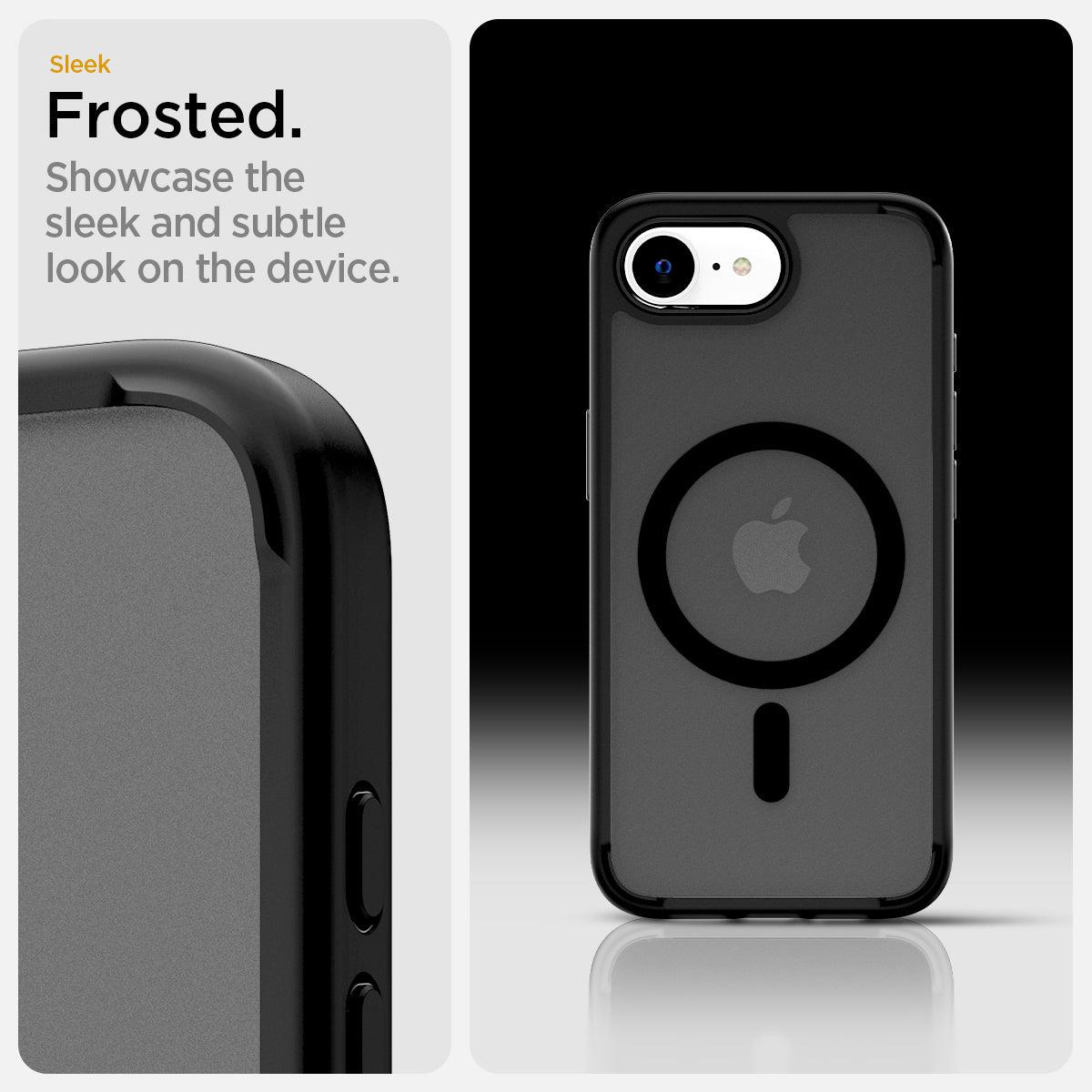 iPhone 16e Ultra Hybrid Case MagFit Frost Black