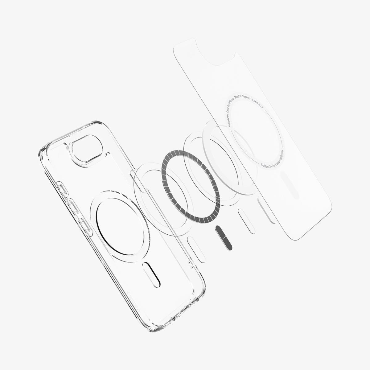 iPhone 16e Ultra Hybrid Case MagFit Frost White