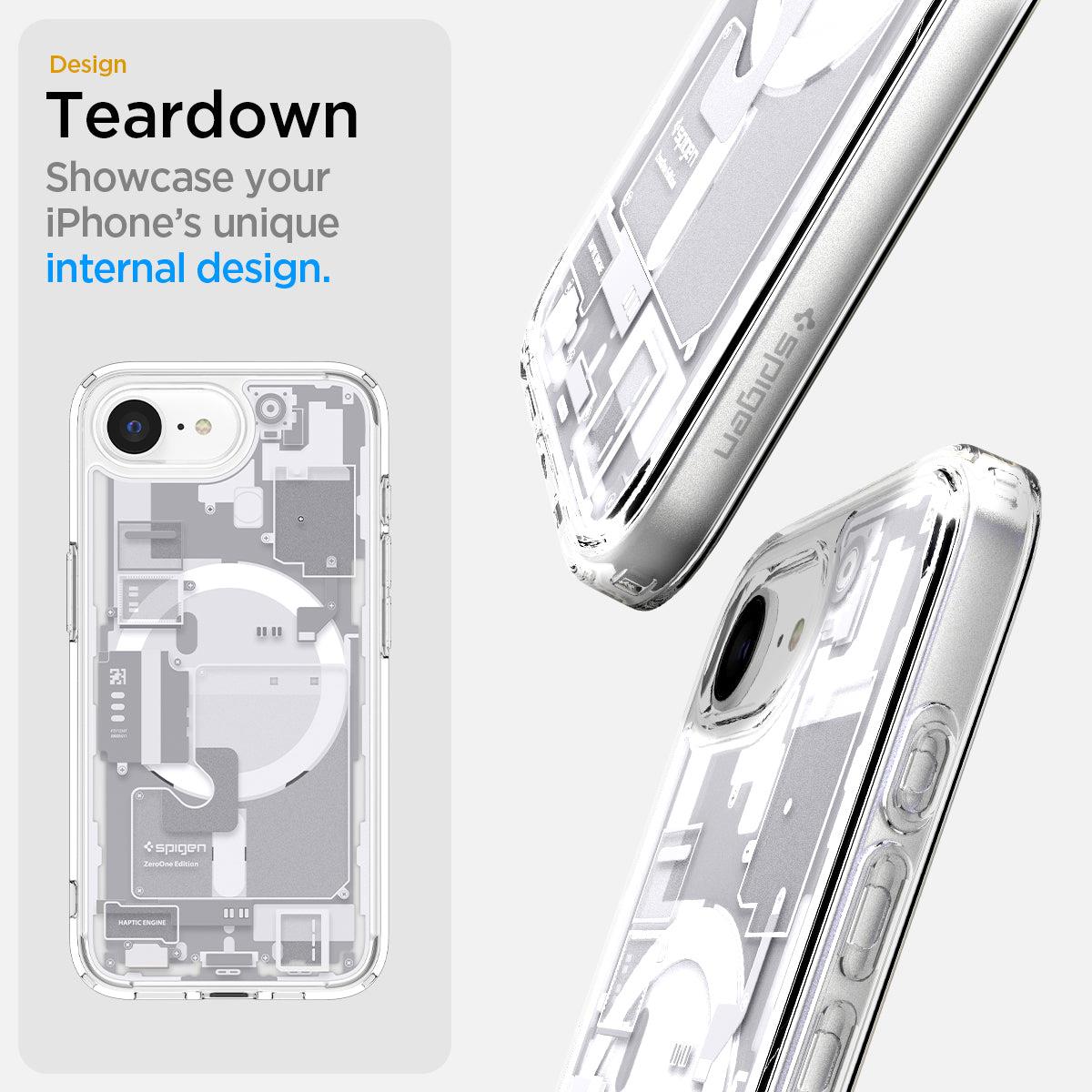 iPhone 16e Ultra Hybrid Case MagFit Zero One White