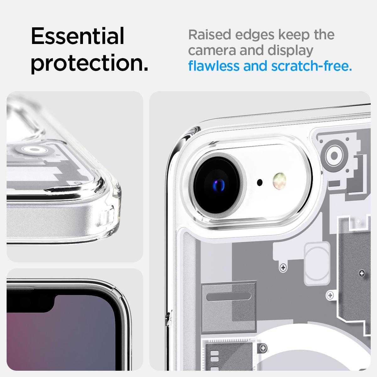 iPhone 16e Ultra Hybrid Case MagFit Zero One White