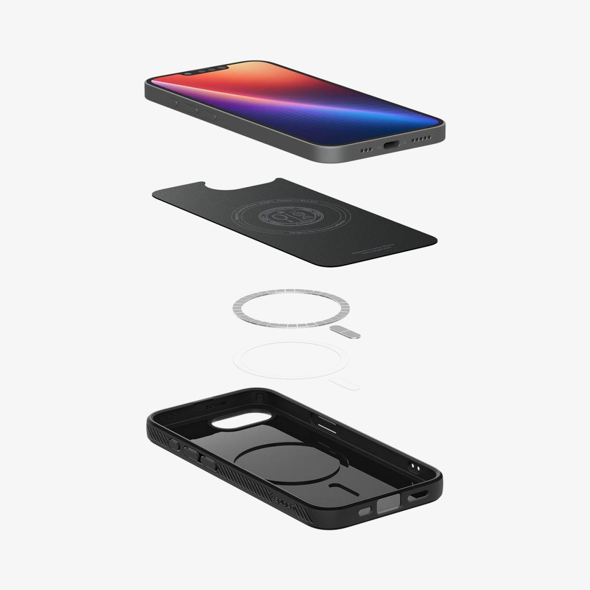 iPhone 16e Liquid Air MagFit Case Matte Black