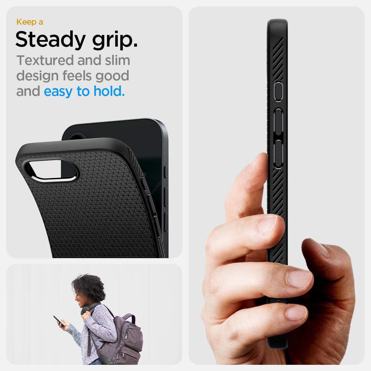 iPhone 16e Liquid Air Case Matte Black