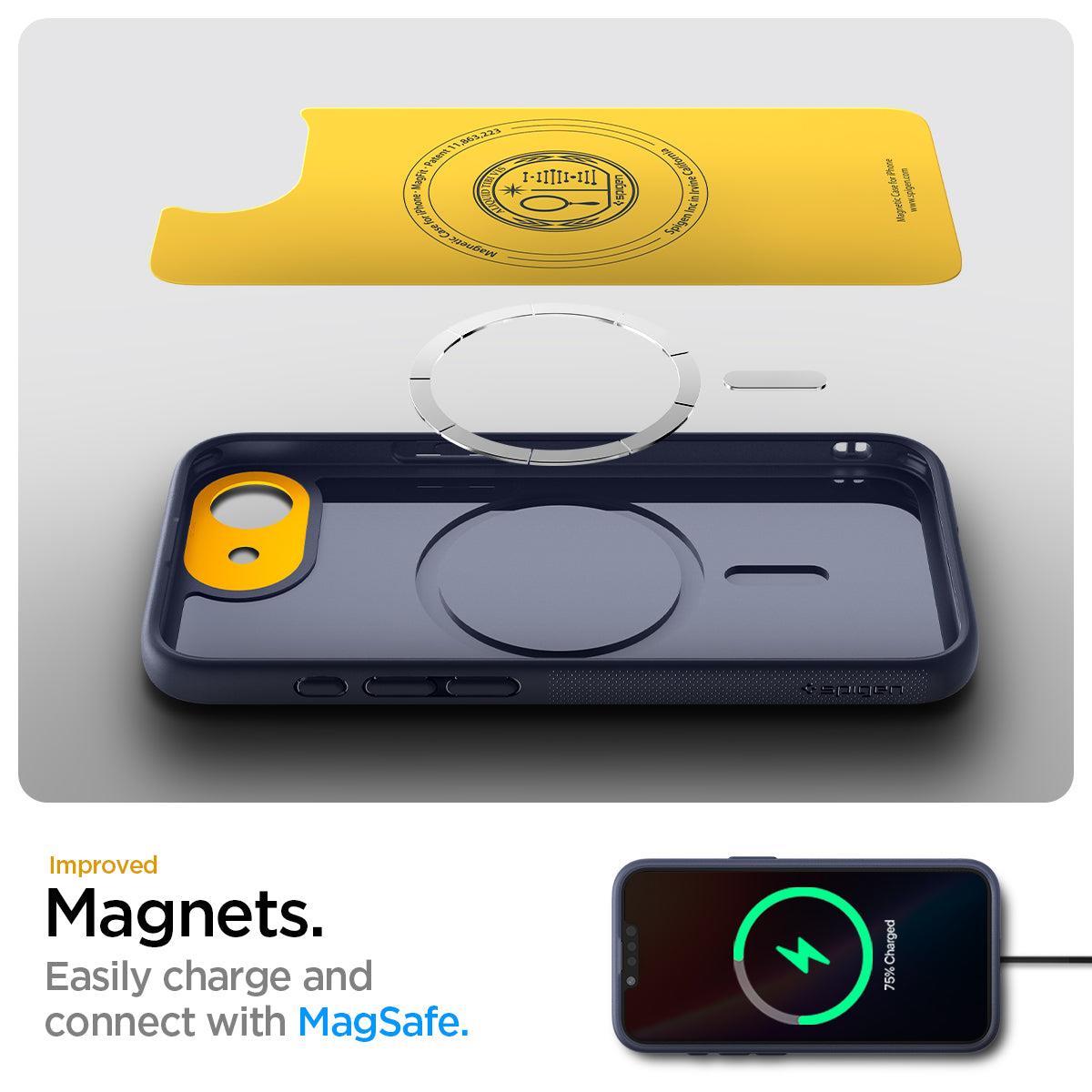 iPhone 16e Nano Pop MagFit Case Blueberry Navy