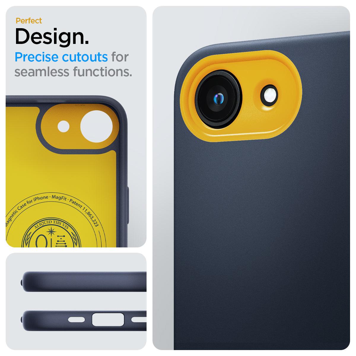 iPhone 16e Nano Pop MagFit Case Blueberry Navy