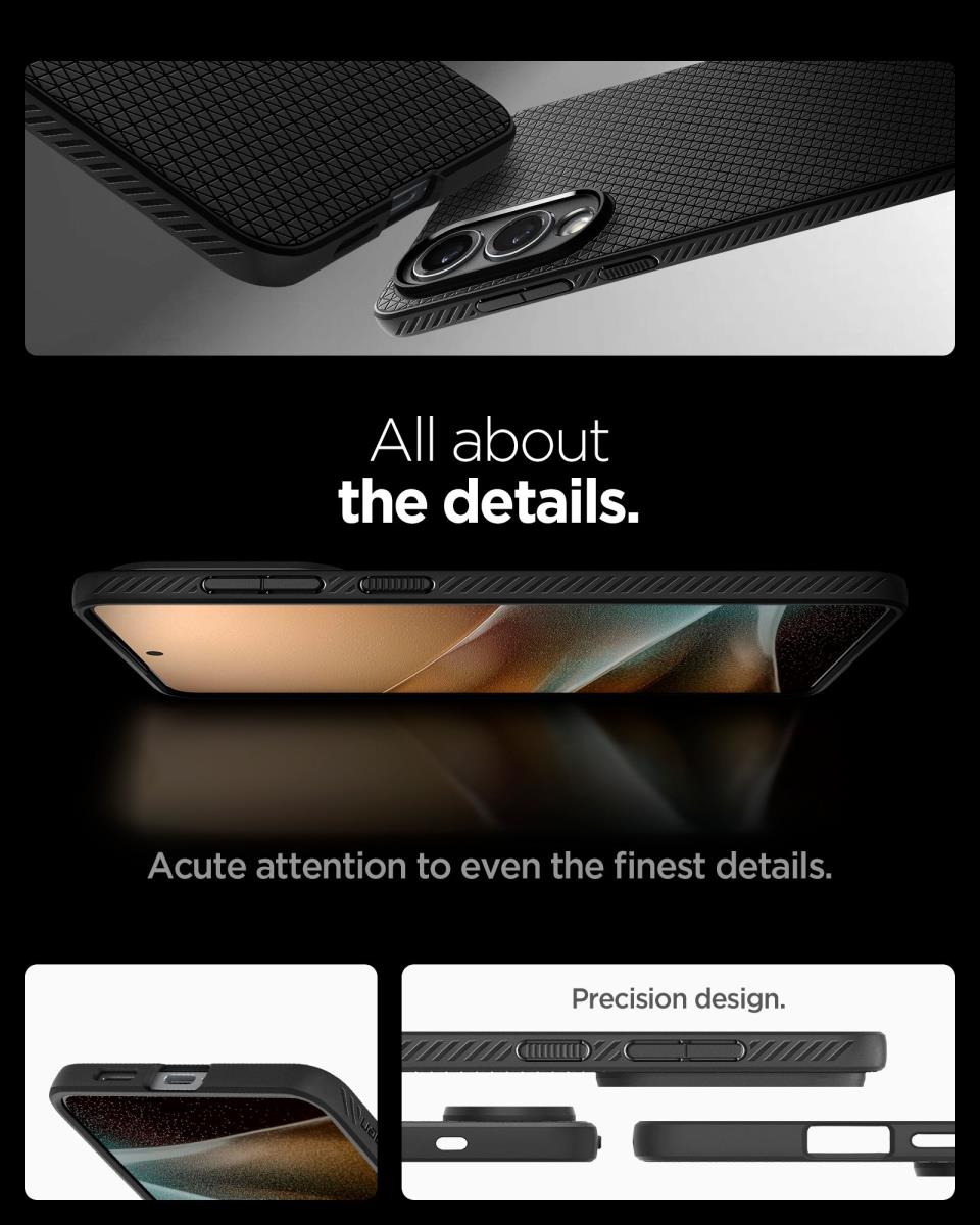 Galaxy S25 Edge Liquid Air Matte Black
