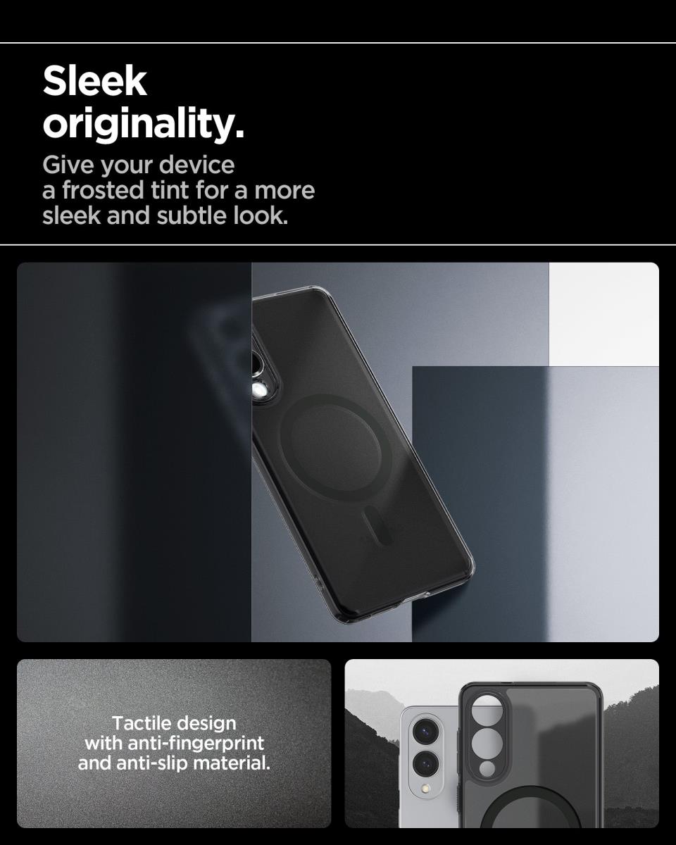 Galaxy S25 Edge Ultra Hybrid MagFit Frost Black