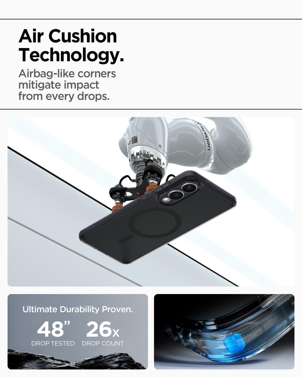 Galaxy S25 Edge Ultra Hybrid MagFit Frost Black