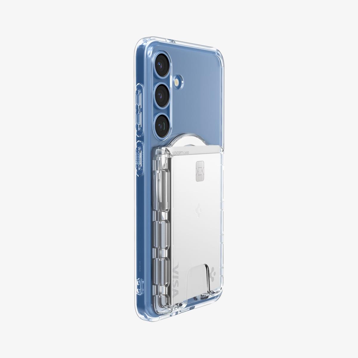 Galaxy S25 Series Ultra Hybrid Wallet with MagFit Crystal Clear