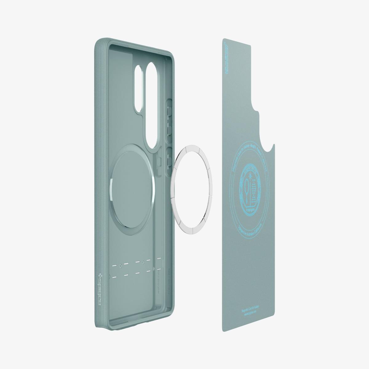 Galaxy S25 Ultra Parallax MagFit Sage Green