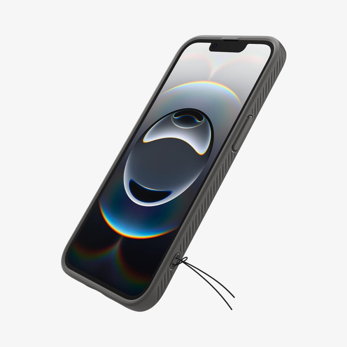 iPhone 16e Case Liquid Air Marble Gray