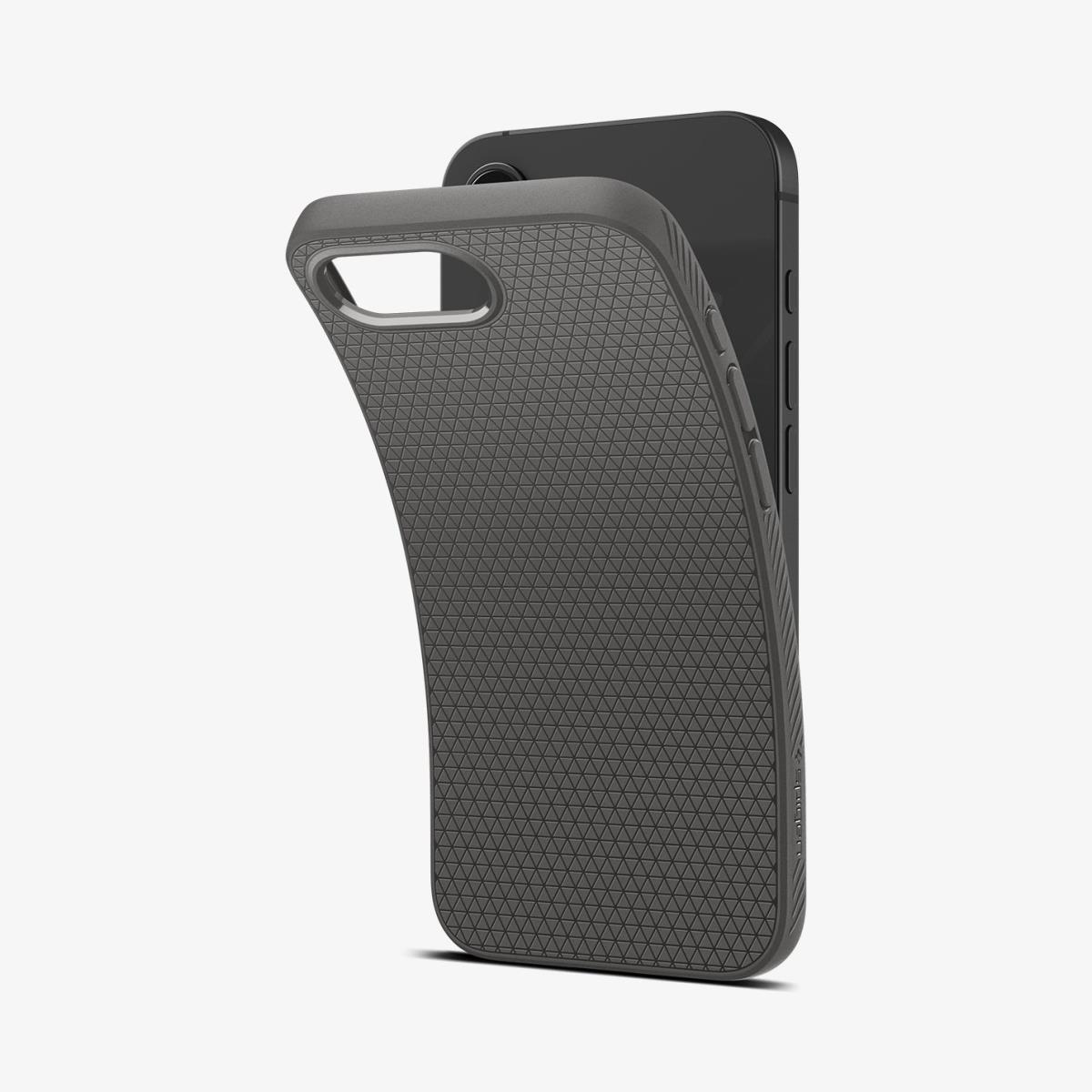 iPhone 16e Case Liquid Air Marble Gray
