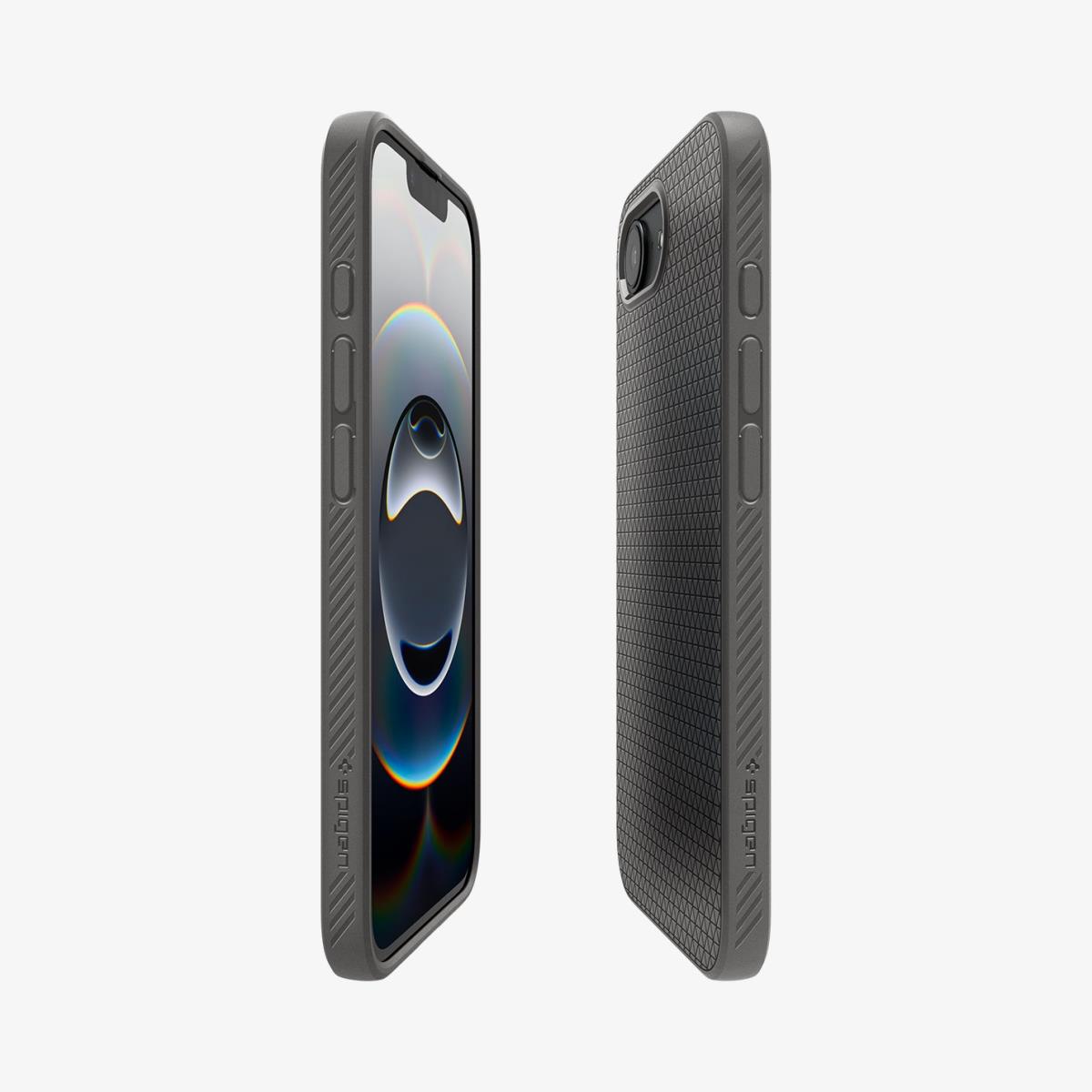 iPhone 16e Case Liquid Air Marble Gray