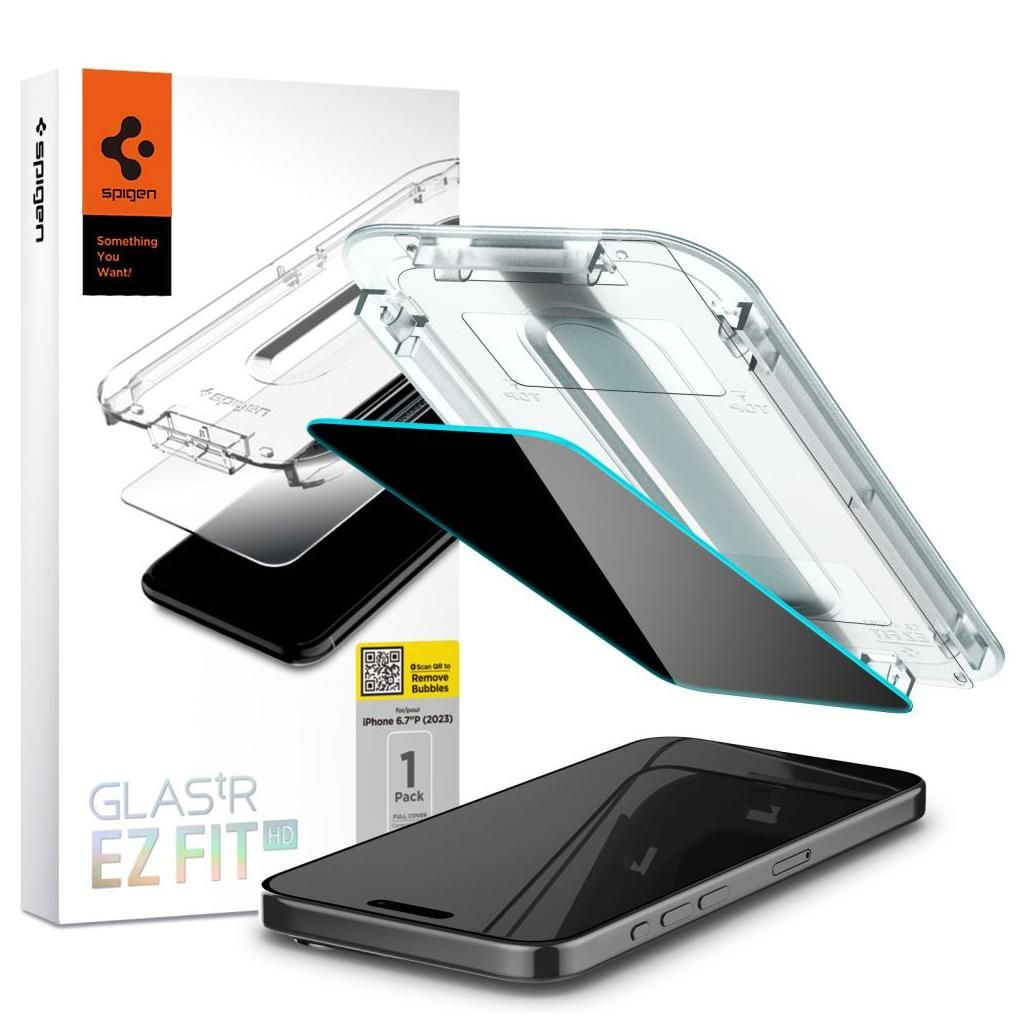 Screen Protector For iPhone 15 Pro Max 6.7in Glas.tR EZ Fit HD Privacy 1P