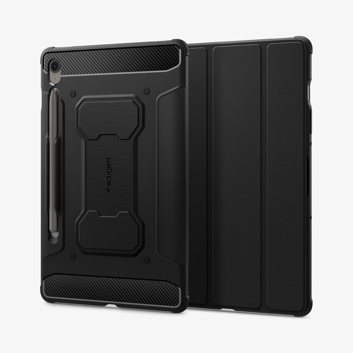 Galaxy Tab S10 FE Case - Rugged Armor Pro - Matte Black